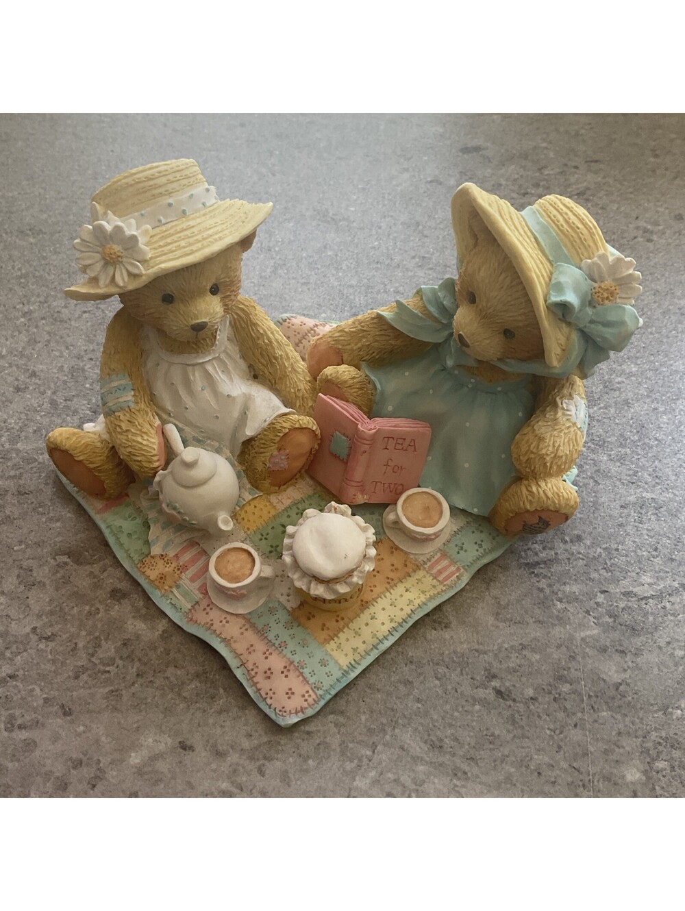 Cherished Teddies 911747 FREDA & TINA - Friendship Is A Perfect Blend Having Tea